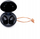 Kufje të vogla in-ear wireless CKMOVA MO2 B, Bluetooth 5.0, me mikrofon, të zeza