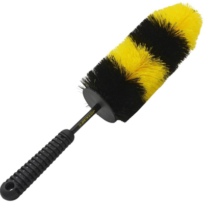 Furçë Dunlop për pastru llantat, Ø9.5cm, 46cm, e verdhë me të zezë