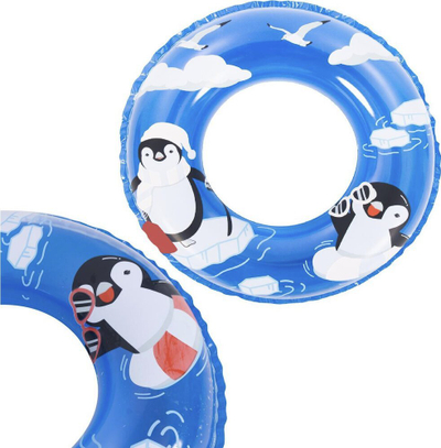 Unazë notuese Jilong Swimming Ring for Penguins, 50 cm, për fëmijë