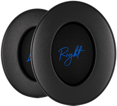 Перници за замена за слушалки Niceboy Earpads Leather, мемориска пена, PU кожа, црни
