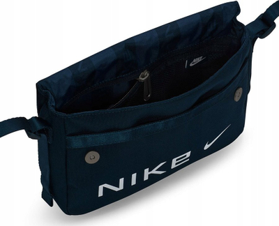 Çantë me rrip Nike Futura Cross-Body, 3L, poliestër, blu