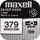 Bateri ore Maxell SR521SW 379, Silver Oxide, 1.55V