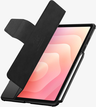Mbulesë tablet Spigen Air Skin Pro për Samsung Galaxy Tab S11, me qëndrim, e zezë