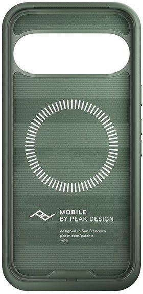 Mbulesë telefoni Peak Design Everyday Case për Google Pixel 10 10 Pro, pëlhurë, SlimLink MagSafe, ngjyrë sage