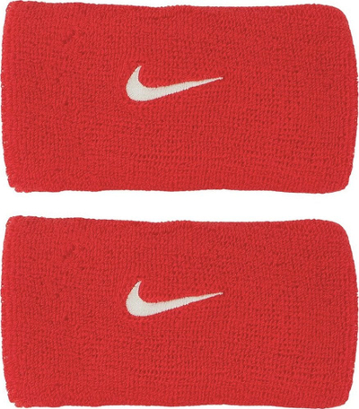 Shirita kyçi Nike Swoosh N1012406610OS, set me 2 copë, thithin djersën, të bardhë