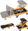 Shtrat pune dhe stol NEO Tools 11-601-1, 2 në 1, me rrota, i zi