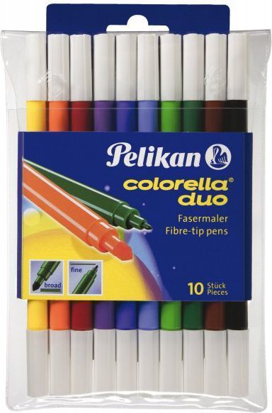 Markerë Pelikan Colorella Duo C407, dy maja, të larmishëm