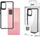 Maskë telefoni 3mk Satin Armor Case për Samsung Galaxy A51 5G, e tejdukshme me kornizë të zezë