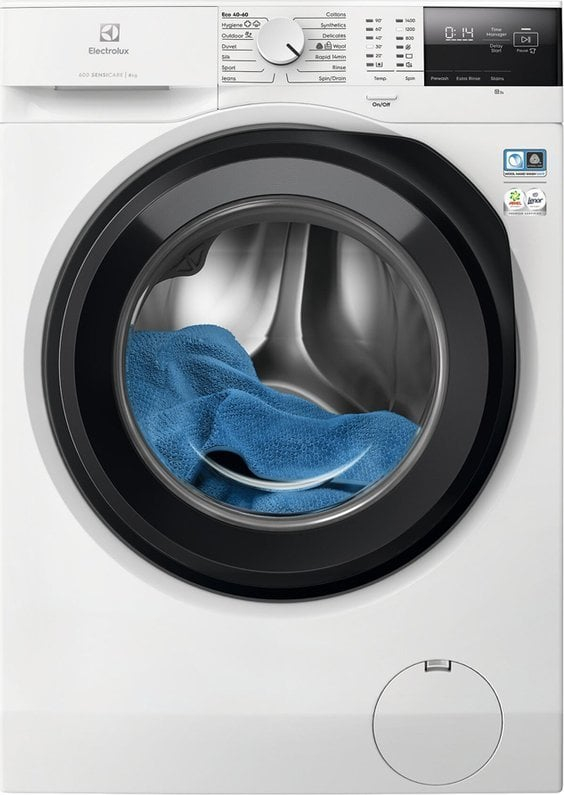 Lavatrice Electrolux, 8 kg, 1400 RPM, klasa A, e bardhë