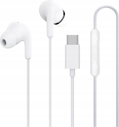 Жични слушалки Xiaomi Type C Earphones, USB C, со микрофон, бели