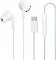 Kufje me kabllo Xiaomi Type C Earphones, USB C, me mikrofon, të bardha