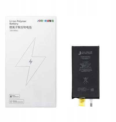 Батерија за телефон JCID High Capacity за iPhone 14 Plus, литиум-јонска полимерна, 4770mAh, црна