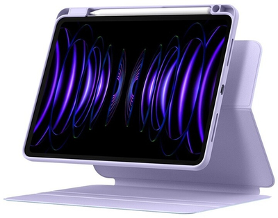 Mbrojtëse Baseus Magnetic Minimalist Series për Apple iPad Pro 12.9'', vjollcë