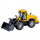 Lodër ekskavator Bulldozer Construction, drita dhe zë, kovë lëvizëse, i verdhë