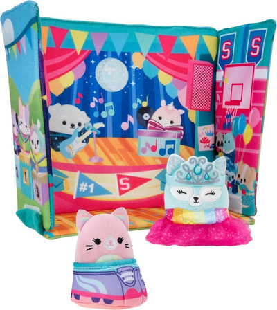 Set lodrash Squishmallows 2 në 1, me pellush, për kalamaj 3+