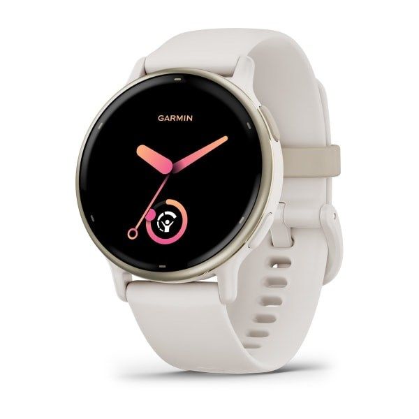 Ora inteligjente Garmin Vivoactive 5 42mm, GPS, AMOLED, krem ari