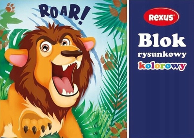 Bllok vizatimi Wektor A3, 16 fletë me ngjyra, 80g, set 10 copë