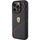Mbrojtëse telefoni Ferrari Twist Metal Logo për iPhone 15 Pro 6.1", TPU, e zezë
