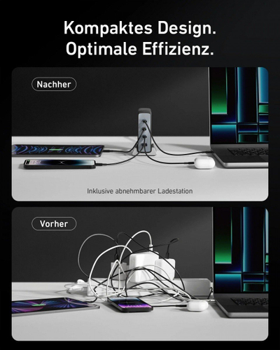 Karikues tavoline Anker Prime 749, 240W, 3x USB C 1x USB A, i zi