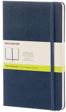 Fletore Moleskine Classic Notebook Large, kapak i fortë, 13 x 21 cm, blu
