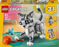 Set LEGO Creator Playful Cat 3n1, figurë mace, shumëngjyrëshe