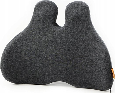 Set jastëk mesit dhe ulëse ergonomike, shkumë memory, ngjyrë antracit