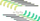 Set shkopinj floorball Unibros Fiber, 10 copë, 95 cm, jeshile verdhë