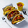 Mbajtëse për tacos Kinghoff KH1804, çelik inox, 2 ose 3 porcione, argjend