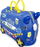 Детски куфер Trunki Ride-On Police Patrol Car Percy, 18L, син