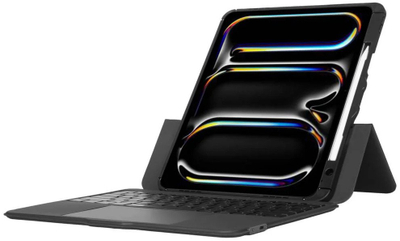 Kuti tastiere Targus VersaVu Nordic për iPad Pro 13" M4, Bluetooth, me ndriçim, e zezë