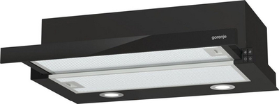 Aspirator Gorenje TH62E4BG, 60 cm, e zezë