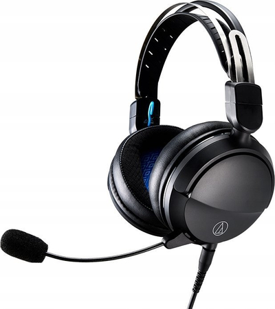 Kufje gaming Audio Technica ATH GL3, me mikrofon, me kabllo 3.5 mm, të zeza