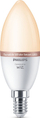 Set llamba inteligjente Philips WiZ Candle C37, E14, 4.9W, Tunable White, 3 copë