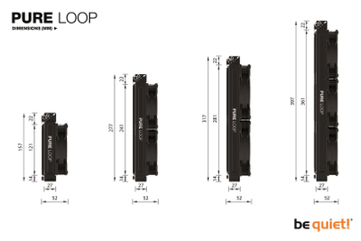Ftohës Be quiet! PURE LOOP, 14 cm,