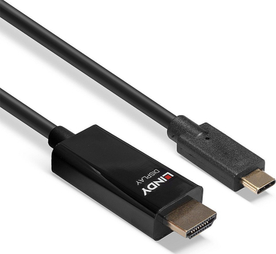 USB C во HDMI адаптерски кабел, 10m, 4K 60Hz HDR, црн