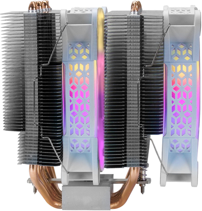 Ftohës procesori Mars Gaming MCPU-X, 300W, 6 heatpipe, i bardhë