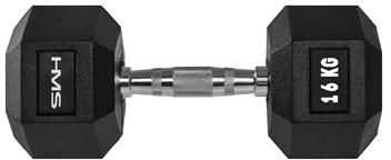 Hantel çeliku HMS Hex Pro, 16 kg