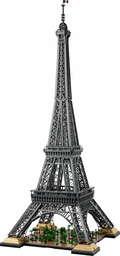 Set LEGO Icons Eiffel Tower 10307, model koleksionues, 150 cm, shumëngjyrësh