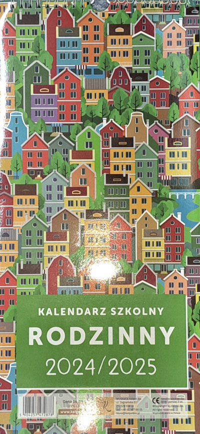 Ѕиден календар Kalpol Rodzinny 2024/2025, семеен, многуобоен