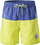 Shorc plazhi për kalama AquaWave DRAKON JR, poliester, madhësia 158, blu navy me lime