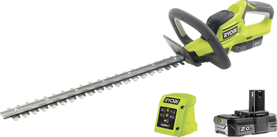 Gërshërë elektrike për gardh Ryobi ONE+ RY18HT50A-120, 18V, teh 50 cm, jeshile