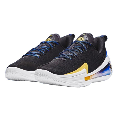 Atlete basketbolli Under Armour Curry 12 Dub Nation, mesh frymëmarrës, UA Flow, të zeza