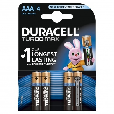 Bateri Duracell Turbo MAX AAA 2400 K4, 4 copë