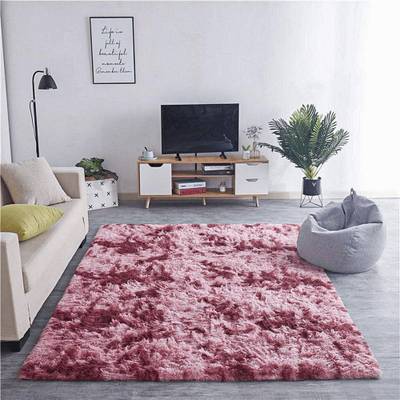 Tapet Strado Ombre Shaggy, 200x300 cm, push i gjatë, i kuq