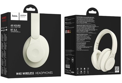 Kufje wireless HOCO W45, Bluetooth 5.3, 40mm, të zeza