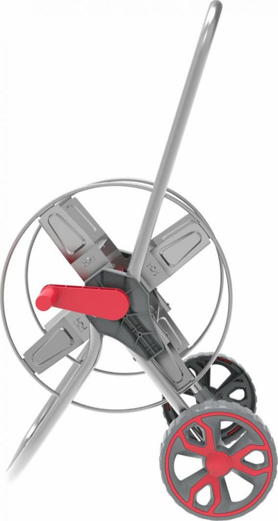 Karrocë për zorrë kopshti AWTools AW61420, metal, kapacitet 60m 1/2