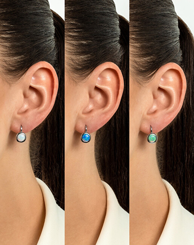 Vathё Brilio Silver Opal EA376WG