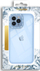 Kapak telefoni Kingxbar Sparkle Series për iPhone 13 Pro, me kristale, plastik, blu