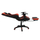 Karrige gaming SPEED me këmbalec, 72×76.5×123.5 cm (HM1064.01), zezë/ kuqe