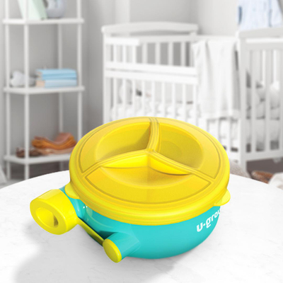 Kontejner për qumësht pluhur U-Grow, 3 ndarje, 250ml, shumëngjyrësh
